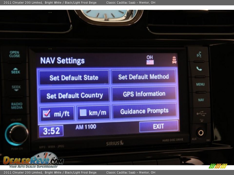 2011 Chrysler 200 Limited Bright White / Black/Light Frost Beige Photo #12