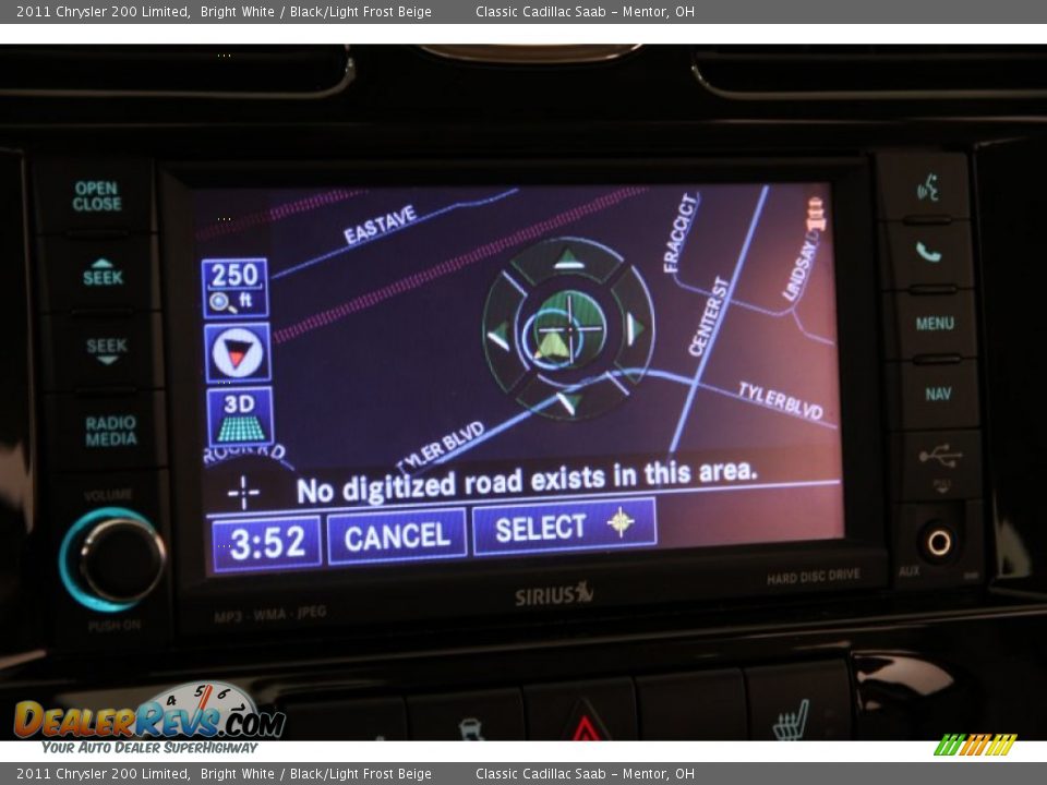 2011 Chrysler 200 Limited Bright White / Black/Light Frost Beige Photo #13