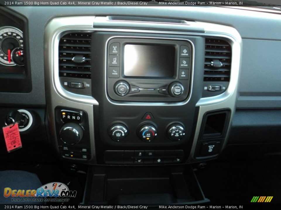 2014 Ram 1500 Big Horn Quad Cab 4x4 Mineral Gray Metallic / Black/Diesel Gray Photo #6