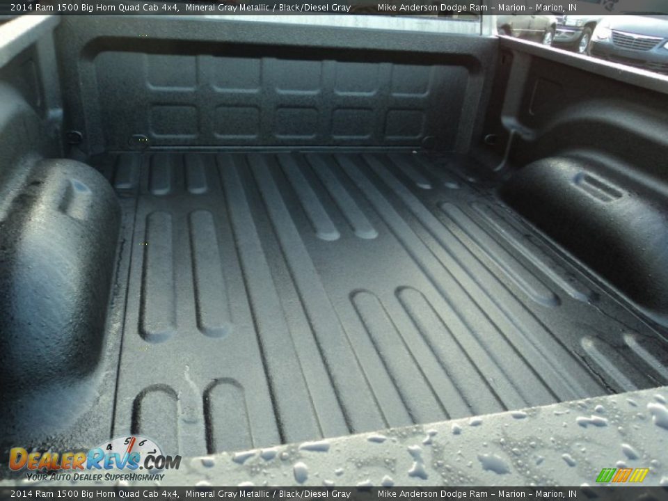 2014 Ram 1500 Big Horn Quad Cab 4x4 Mineral Gray Metallic / Black/Diesel Gray Photo #9