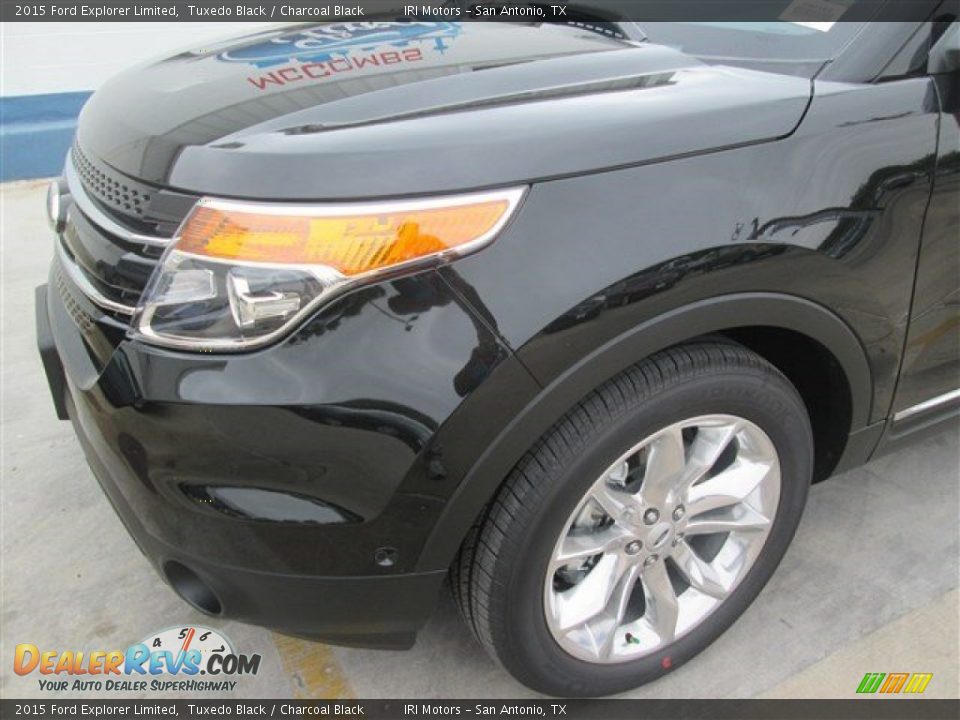 2015 Ford Explorer Limited Tuxedo Black / Charcoal Black Photo #2