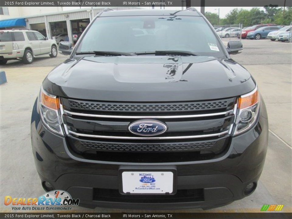 2015 Ford Explorer Limited Tuxedo Black / Charcoal Black Photo #4