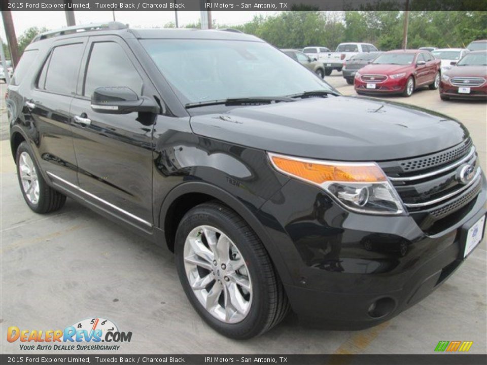 2015 Ford Explorer Limited Tuxedo Black / Charcoal Black Photo #6