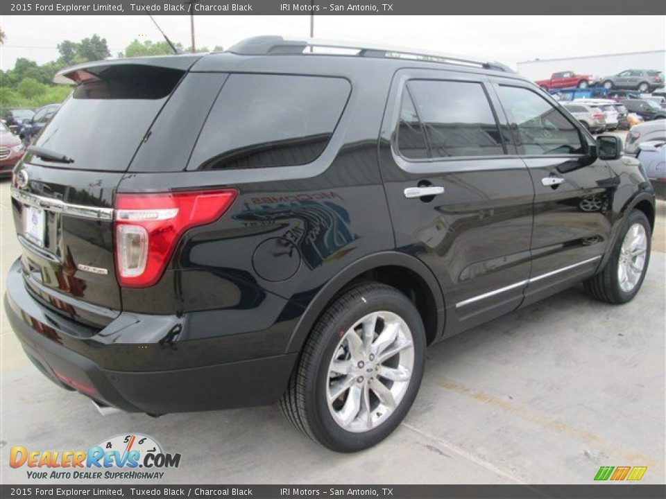 2015 Ford Explorer Limited Tuxedo Black / Charcoal Black Photo #7