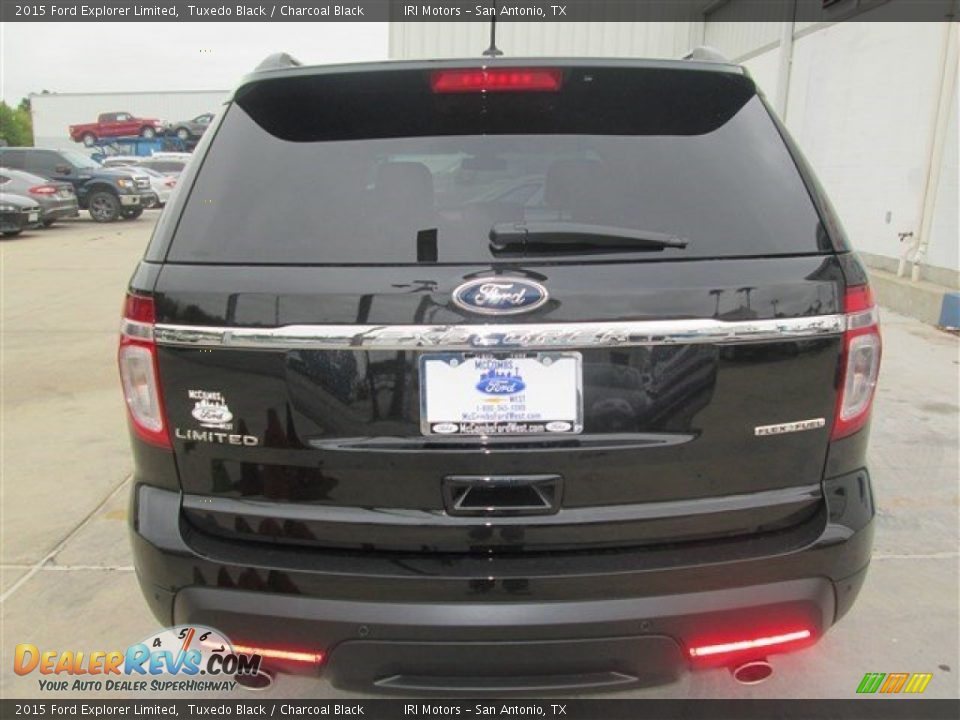 2015 Ford Explorer Limited Tuxedo Black / Charcoal Black Photo #9