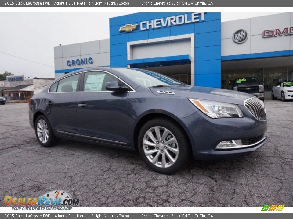 2015 Buick LaCrosse FWD Atlantis Blue Metallic / Light Neutral/Cocoa Photo #1