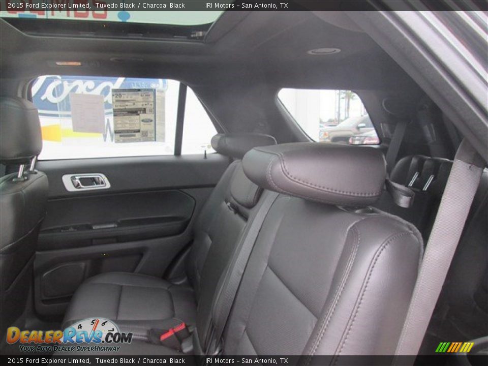 2015 Ford Explorer Limited Tuxedo Black / Charcoal Black Photo #14