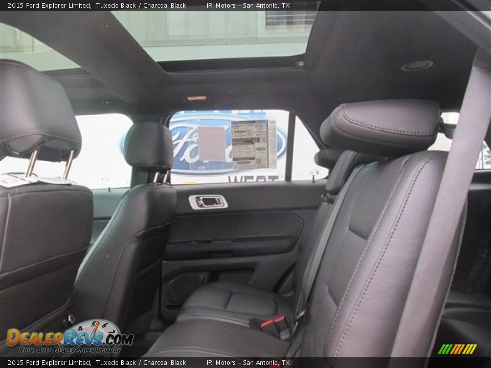 2015 Ford Explorer Limited Tuxedo Black / Charcoal Black Photo #15