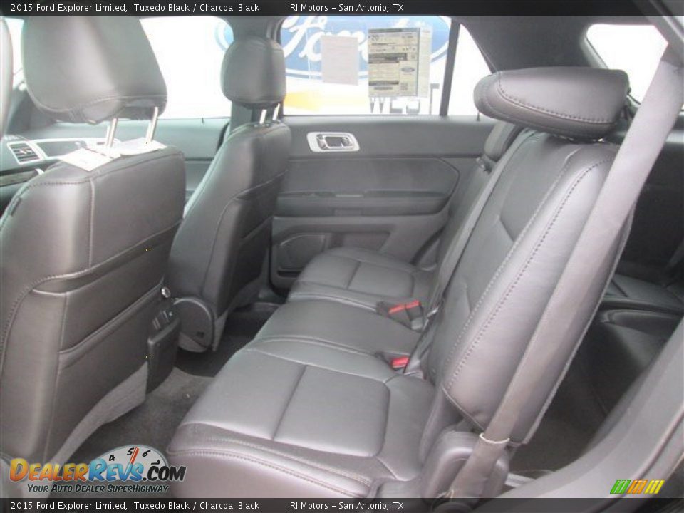 2015 Ford Explorer Limited Tuxedo Black / Charcoal Black Photo #16