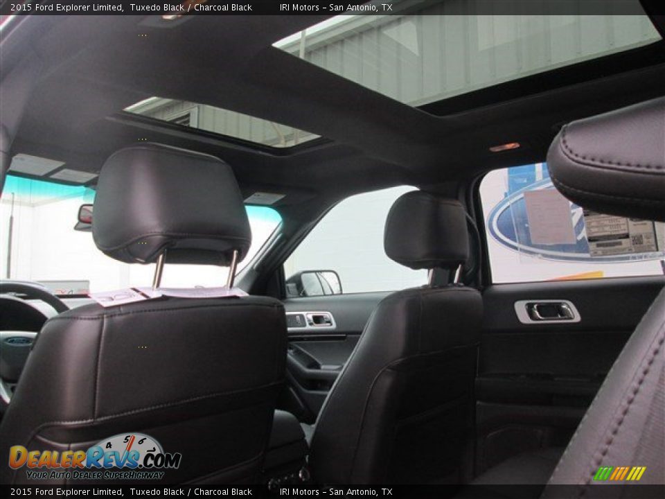 2015 Ford Explorer Limited Tuxedo Black / Charcoal Black Photo #17