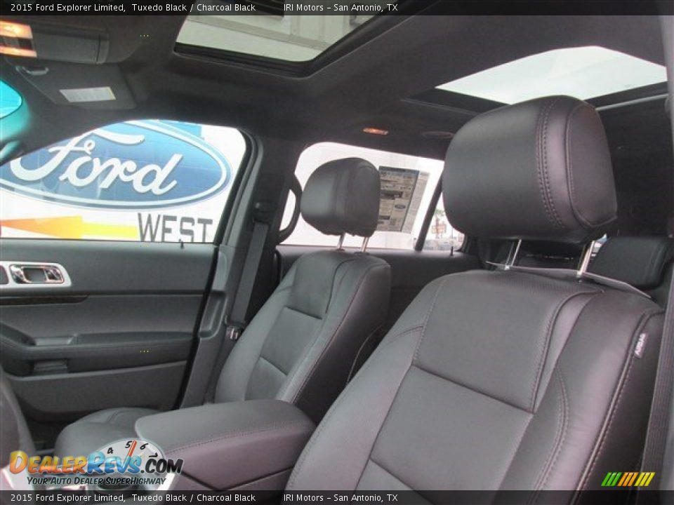 2015 Ford Explorer Limited Tuxedo Black / Charcoal Black Photo #19