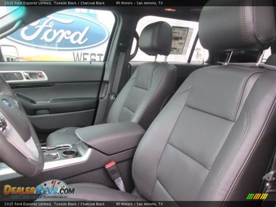 2015 Ford Explorer Limited Tuxedo Black / Charcoal Black Photo #20