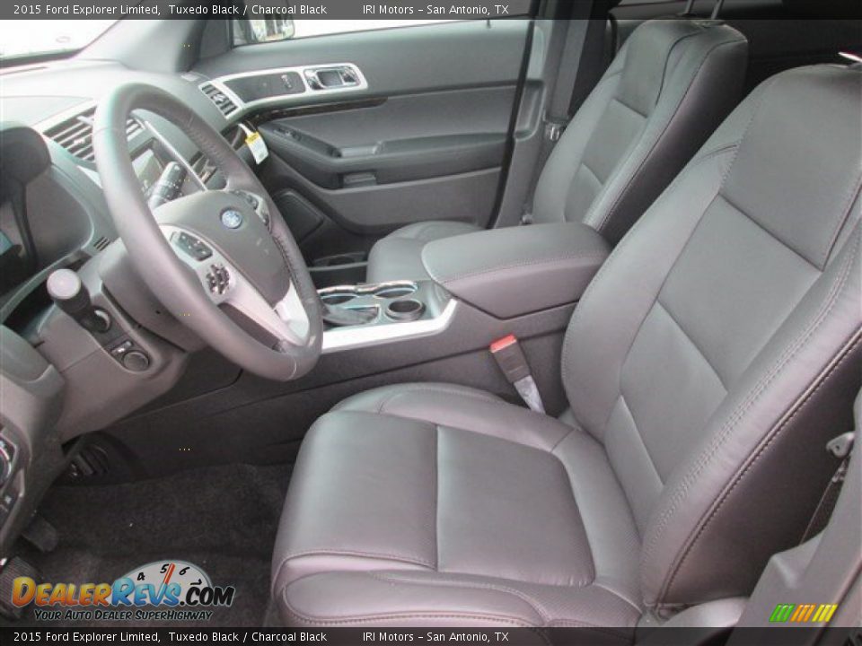 2015 Ford Explorer Limited Tuxedo Black / Charcoal Black Photo #21