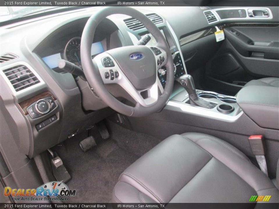 2015 Ford Explorer Limited Tuxedo Black / Charcoal Black Photo #22