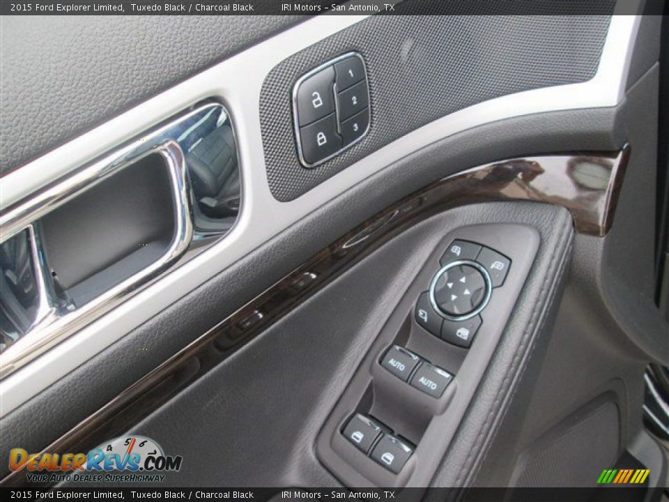 2015 Ford Explorer Limited Tuxedo Black / Charcoal Black Photo #23