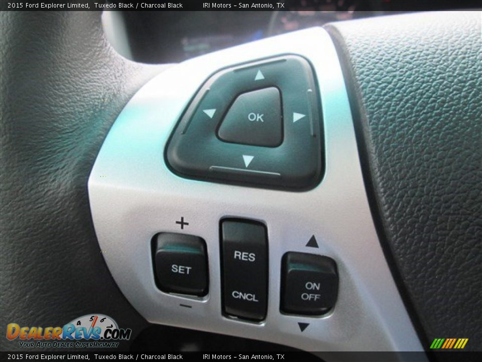 2015 Ford Explorer Limited Tuxedo Black / Charcoal Black Photo #25