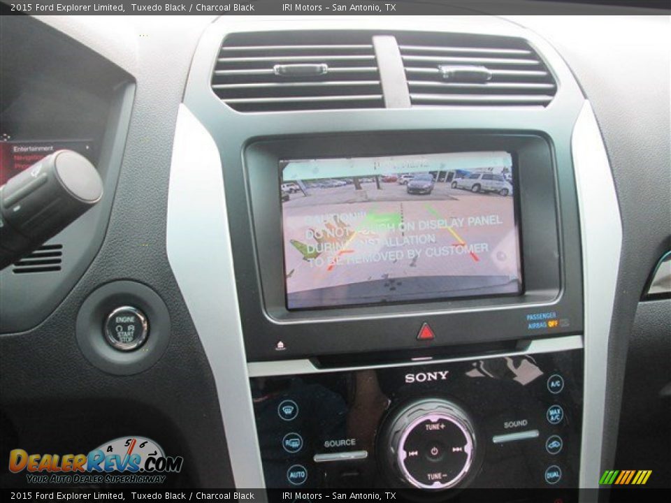 2015 Ford Explorer Limited Tuxedo Black / Charcoal Black Photo #29