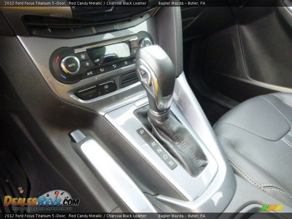 2012 Ford Focus Titanium 5-Door Red Candy Metallic / Charcoal Black Leather Photo #19
