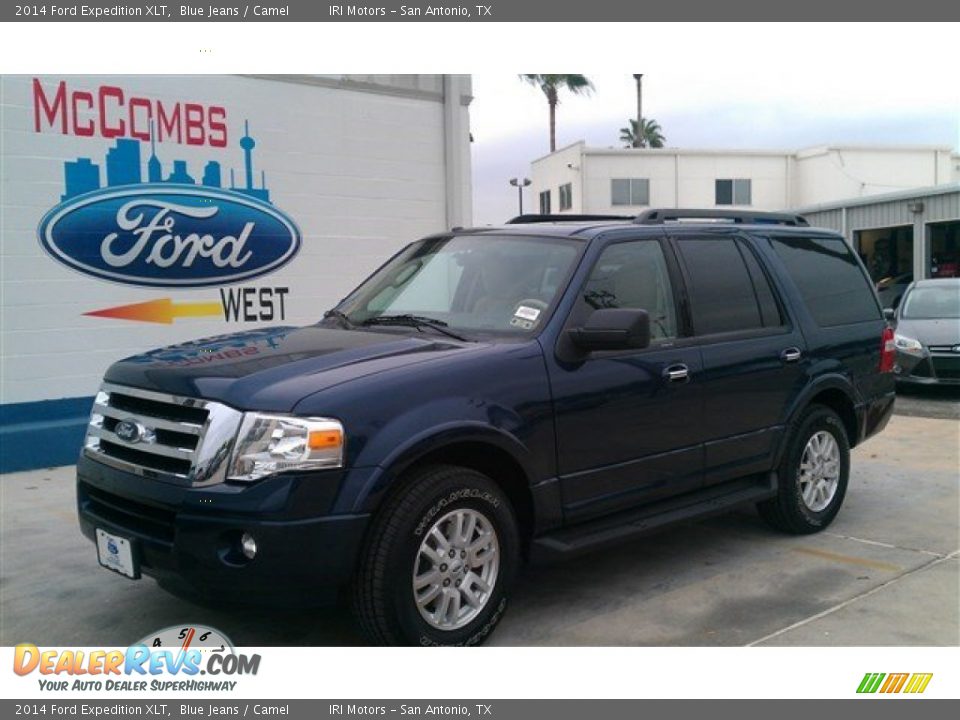 2014 Ford Expedition XLT Blue Jeans / Camel Photo #1