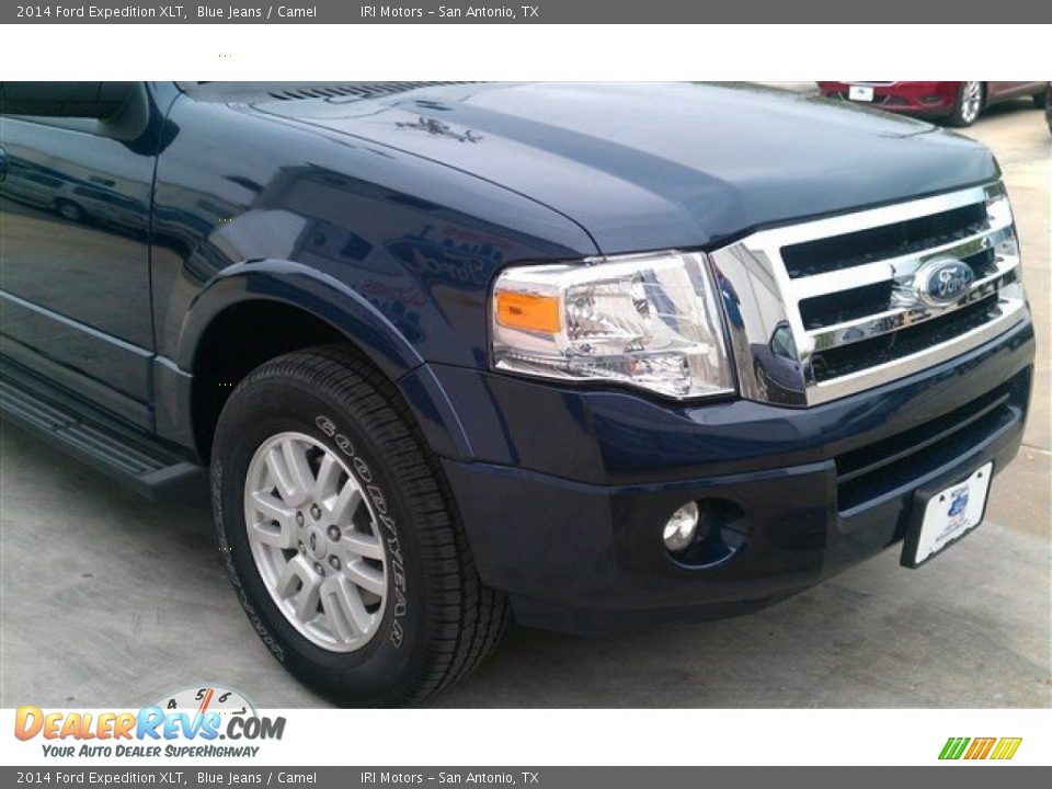 2014 Ford Expedition XLT Blue Jeans / Camel Photo #7