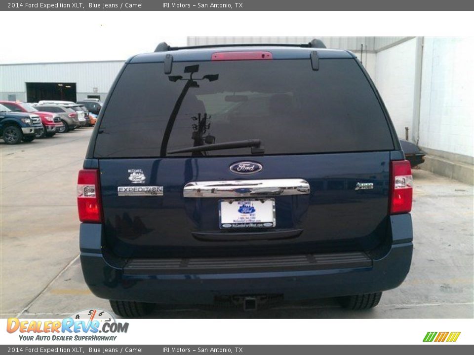 2014 Ford Expedition XLT Blue Jeans / Camel Photo #12
