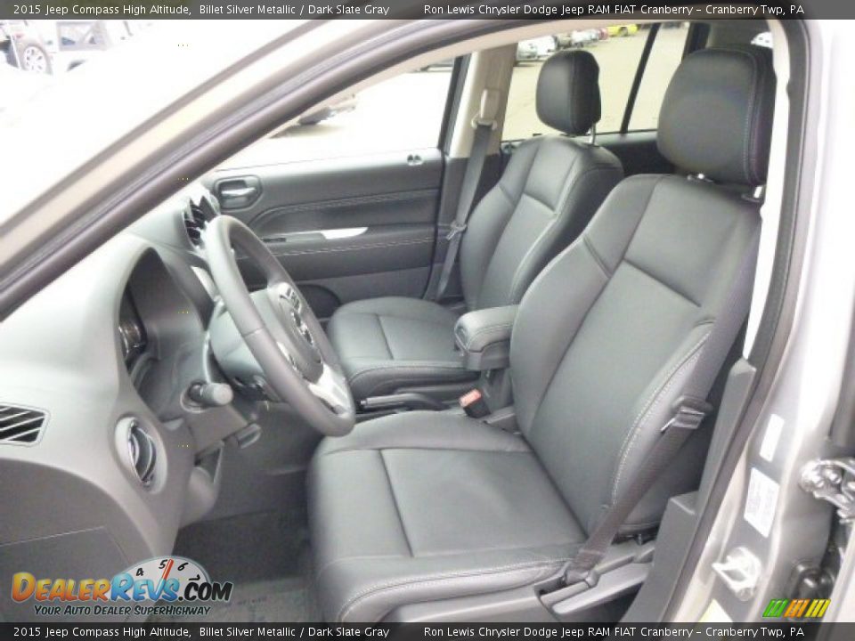 Front Seat of 2015 Jeep Compass High Altitude Photo #10