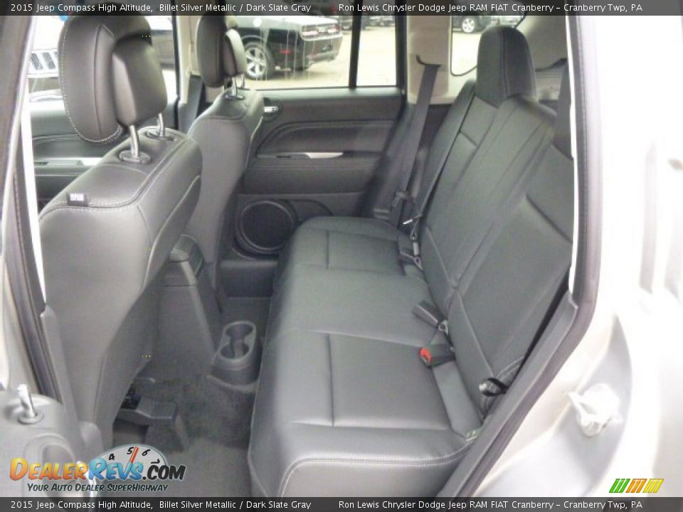 Rear Seat of 2015 Jeep Compass High Altitude Photo #12