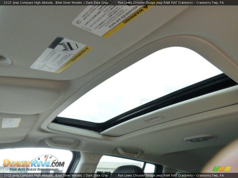 Sunroof of 2015 Jeep Compass High Altitude Photo #15