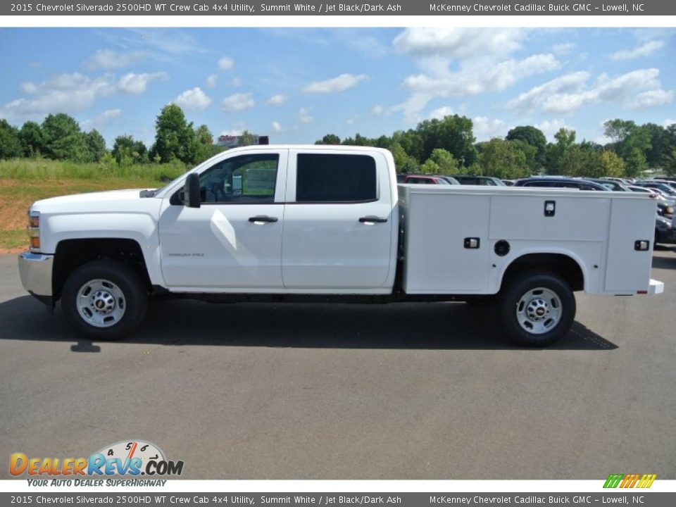 Summit White 2015 Chevrolet Silverado 2500HD WT Crew Cab 4x4 Utility Photo #3