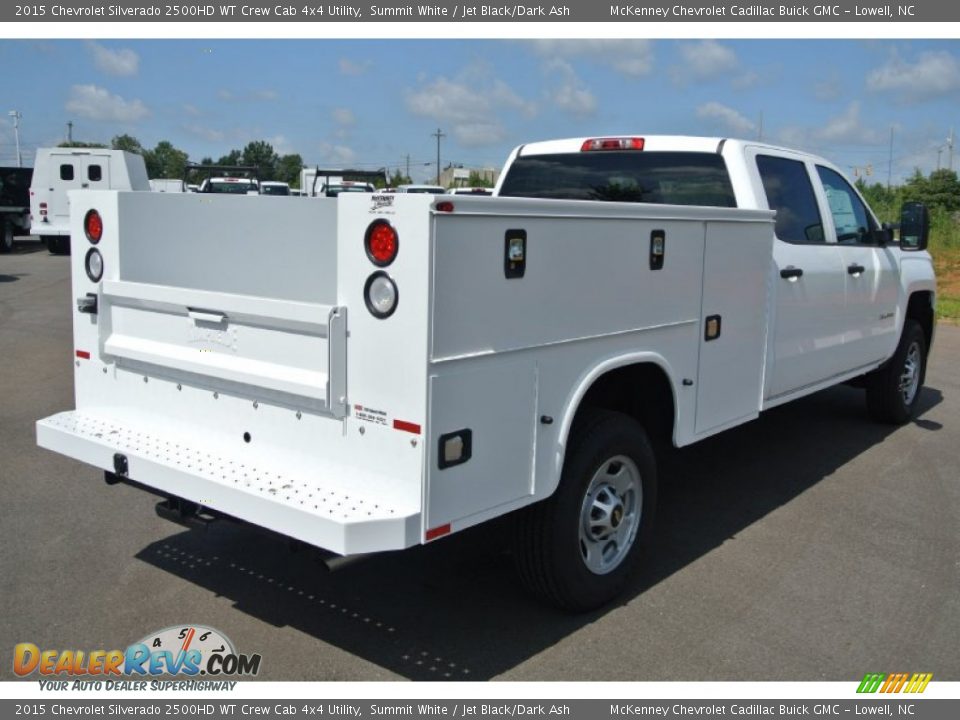 2015 Chevrolet Silverado 2500HD WT Crew Cab 4x4 Utility Summit White / Jet Black/Dark Ash Photo #5