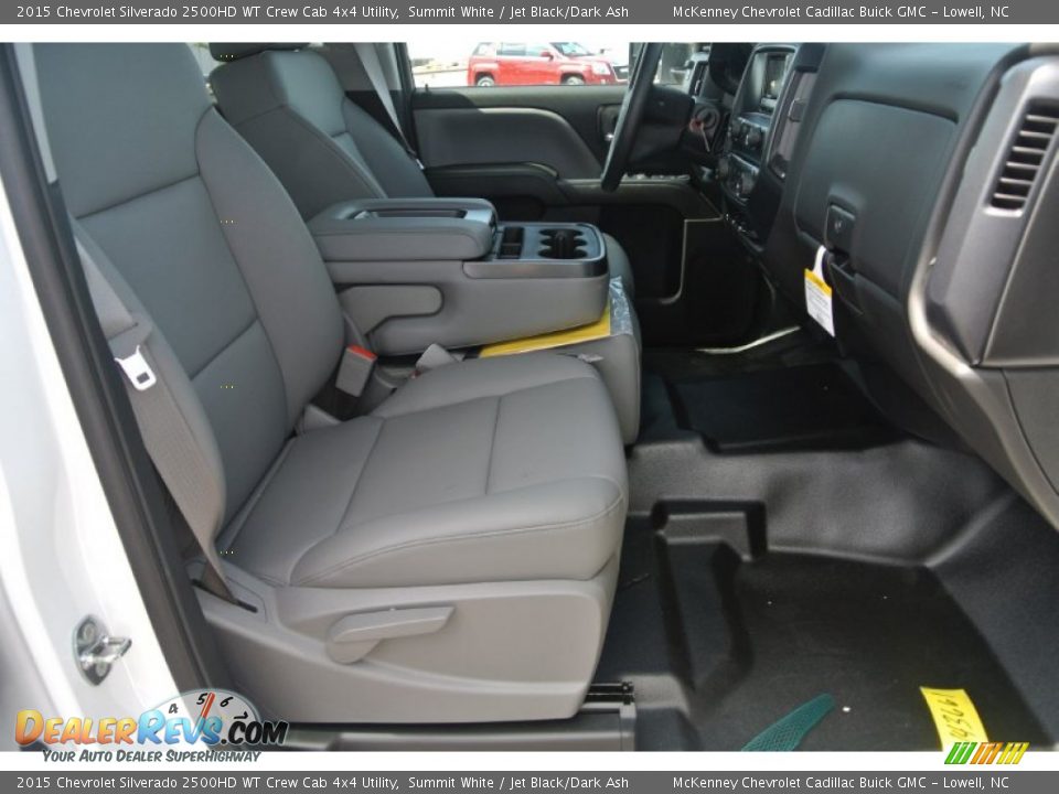2015 Chevrolet Silverado 2500HD WT Crew Cab 4x4 Utility Summit White / Jet Black/Dark Ash Photo #16