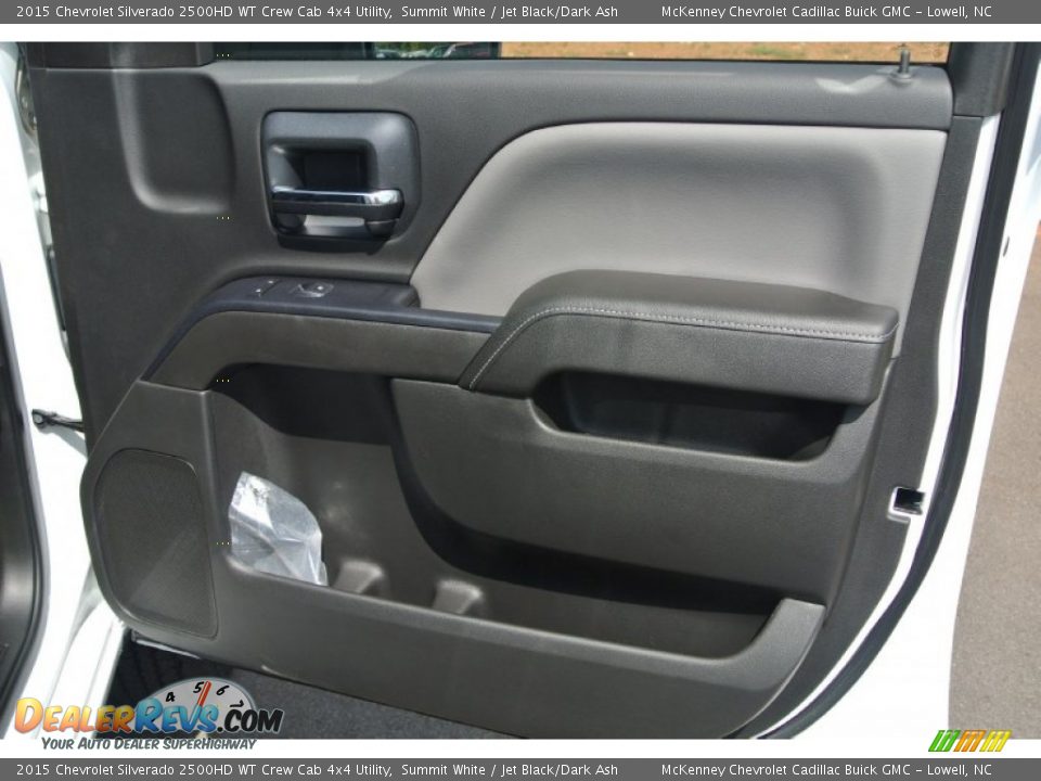 2015 Chevrolet Silverado 2500HD WT Crew Cab 4x4 Utility Summit White / Jet Black/Dark Ash Photo #17