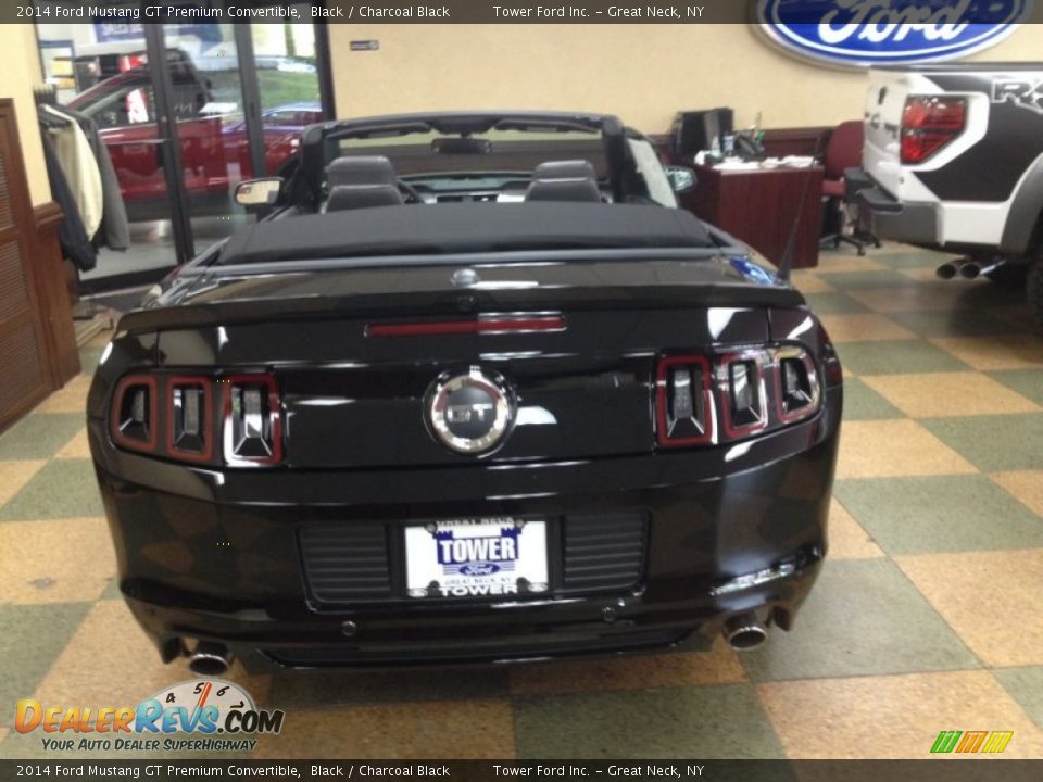 2014 Ford Mustang GT Premium Convertible Black / Charcoal Black Photo #3