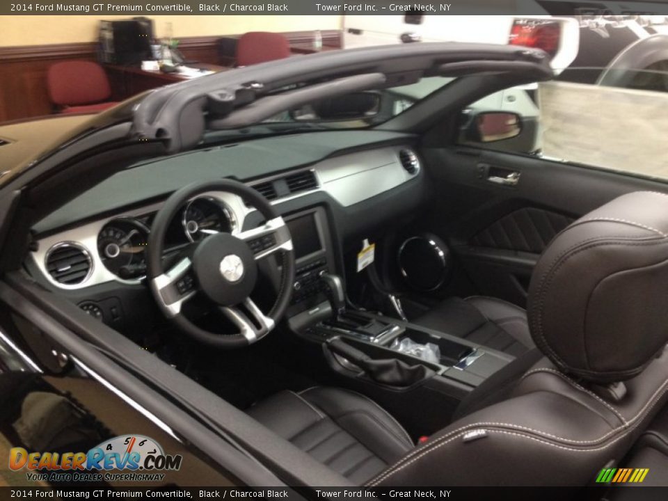 2014 Ford Mustang GT Premium Convertible Black / Charcoal Black Photo #4