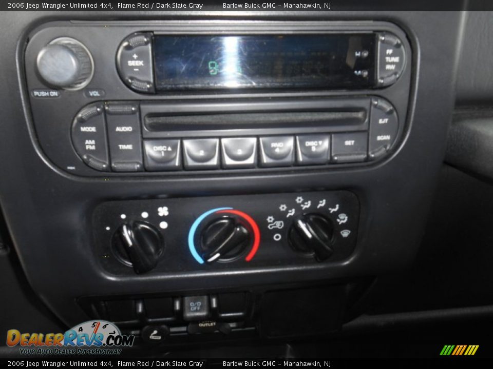 2006 Jeep Wrangler Unlimited 4x4 Flame Red / Dark Slate Gray Photo #17