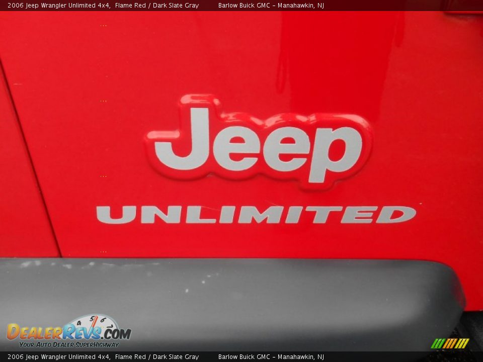 2006 Jeep Wrangler Unlimited 4x4 Flame Red / Dark Slate Gray Photo #19