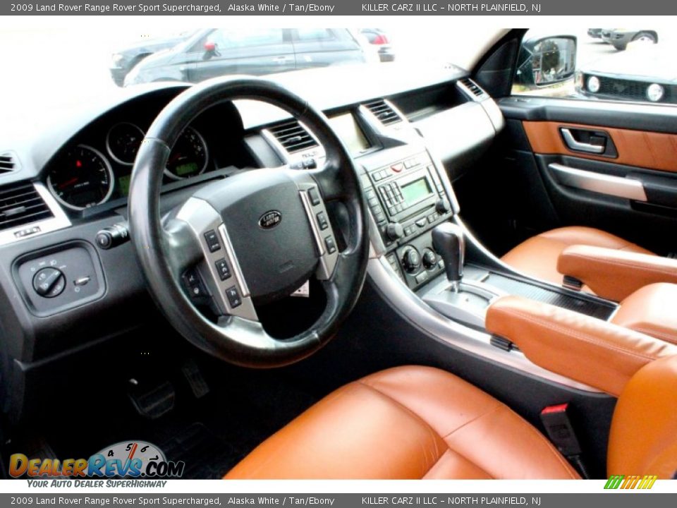 Tan/Ebony Interior - 2009 Land Rover Range Rover Sport Supercharged Photo #13