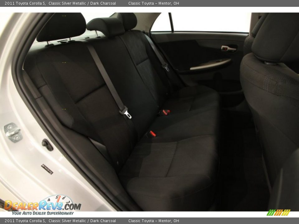 2011 Toyota Corolla S Classic Silver Metallic / Dark Charcoal Photo #12