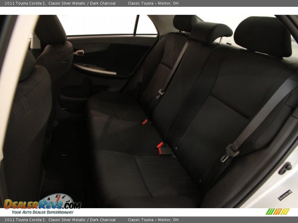 2011 Toyota Corolla S Classic Silver Metallic / Dark Charcoal Photo #13