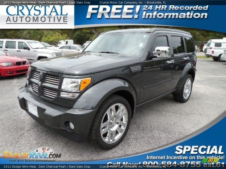 2011 Dodge Nitro Heat Dark Charcoal Pearl / Dark Slate Gray Photo #1