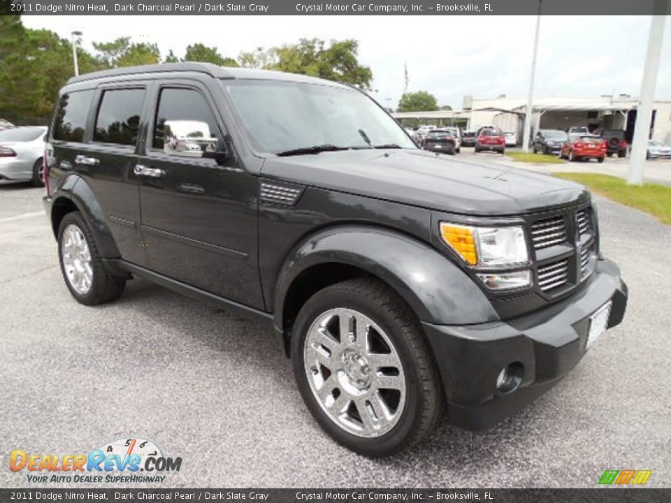 2011 Dodge Nitro Heat Dark Charcoal Pearl / Dark Slate Gray Photo #11