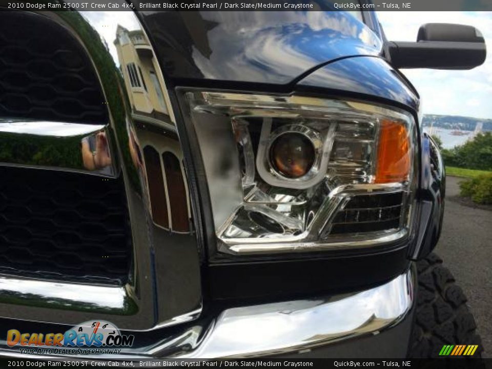 2010 Dodge Ram 2500 ST Crew Cab 4x4 Brilliant Black Crystal Pearl / Dark Slate/Medium Graystone Photo #14