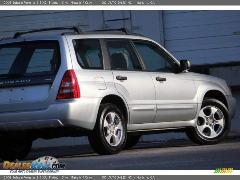 2003 Subaru Forester 2.5 XS Platinum Silver Metallic / Gray Photo #18