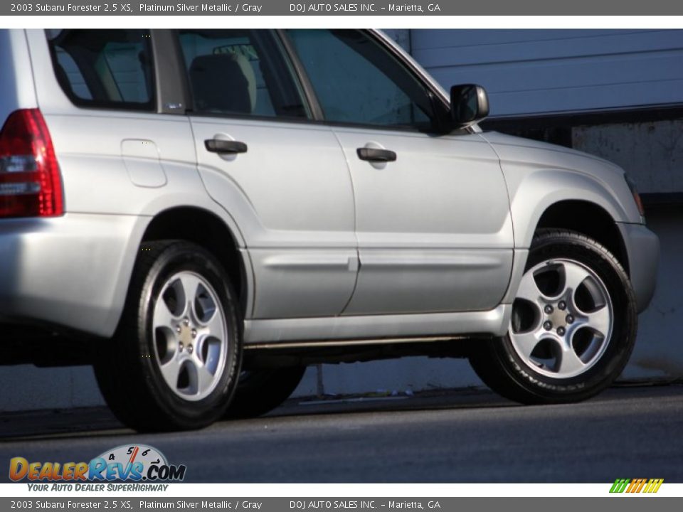 2003 Subaru Forester 2.5 XS Platinum Silver Metallic / Gray Photo #19