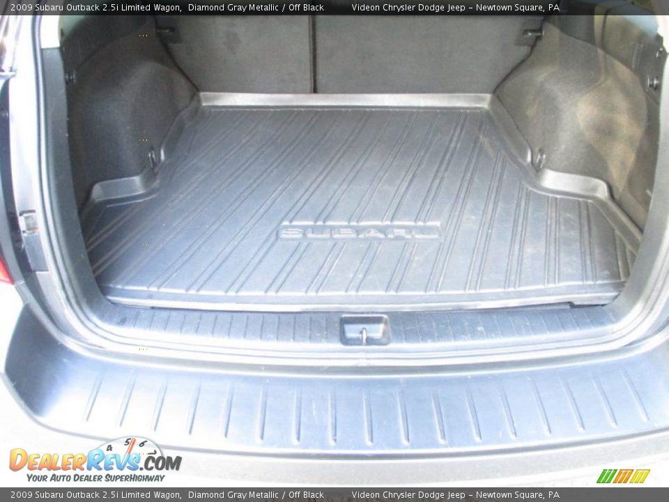 2009 Subaru Outback 2.5i Limited Wagon Diamond Gray Metallic / Off Black Photo #12