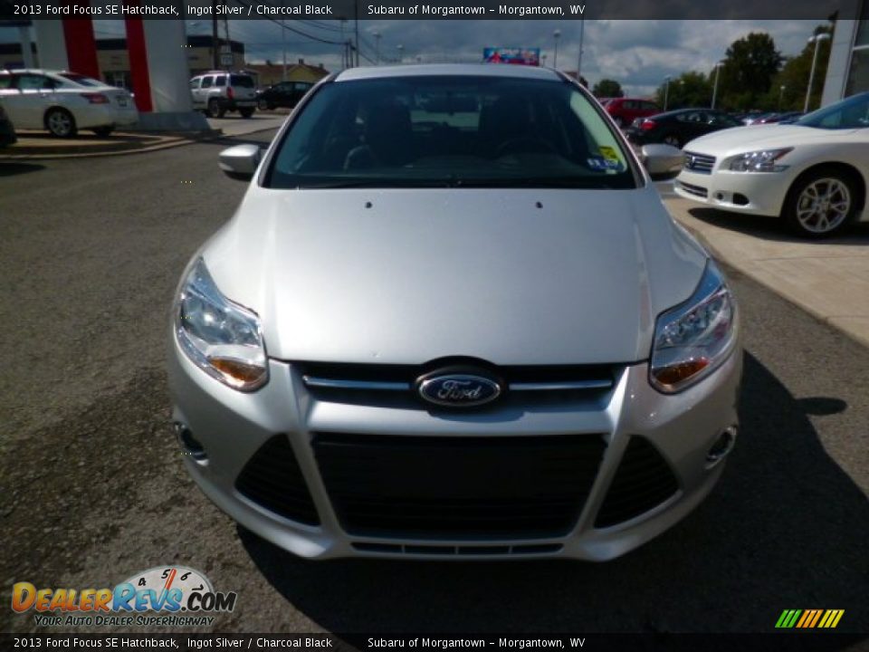 2013 Ford Focus SE Hatchback Ingot Silver / Charcoal Black Photo #2