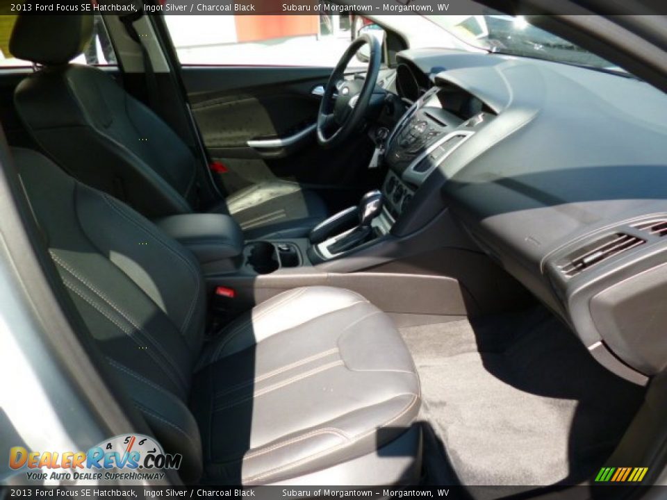 2013 Ford Focus SE Hatchback Ingot Silver / Charcoal Black Photo #4