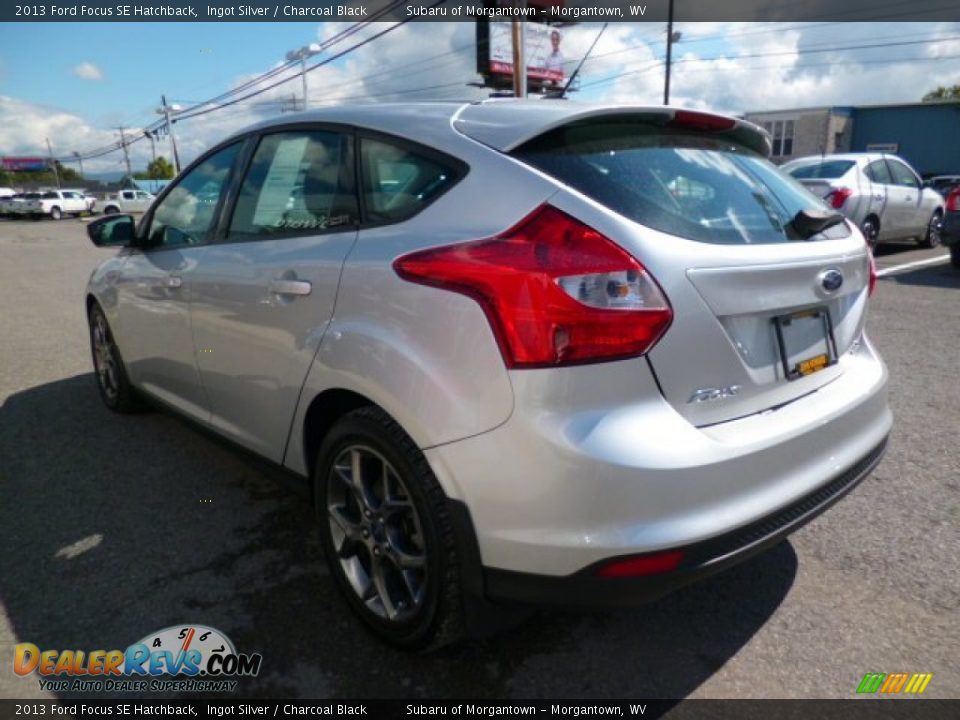 2013 Ford Focus SE Hatchback Ingot Silver / Charcoal Black Photo #9