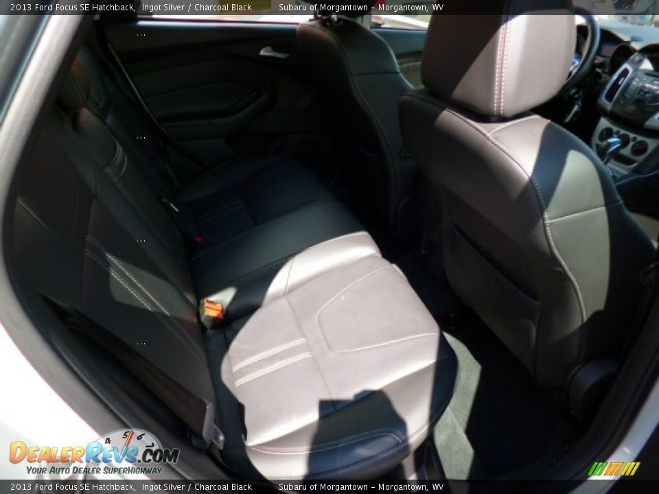 2013 Ford Focus SE Hatchback Ingot Silver / Charcoal Black Photo #14