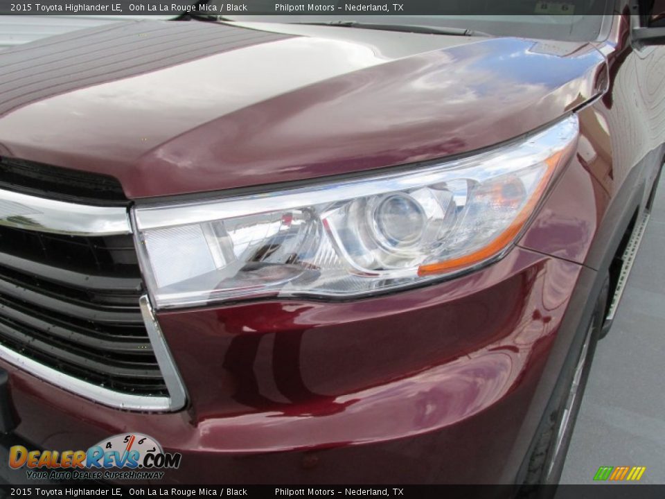 2015 Toyota Highlander LE Ooh La La Rouge Mica / Black Photo #9